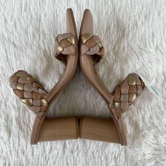 NWT Women's Braided/Woven‎ Mule Heels 7 1/2 - Picture 8 of 11